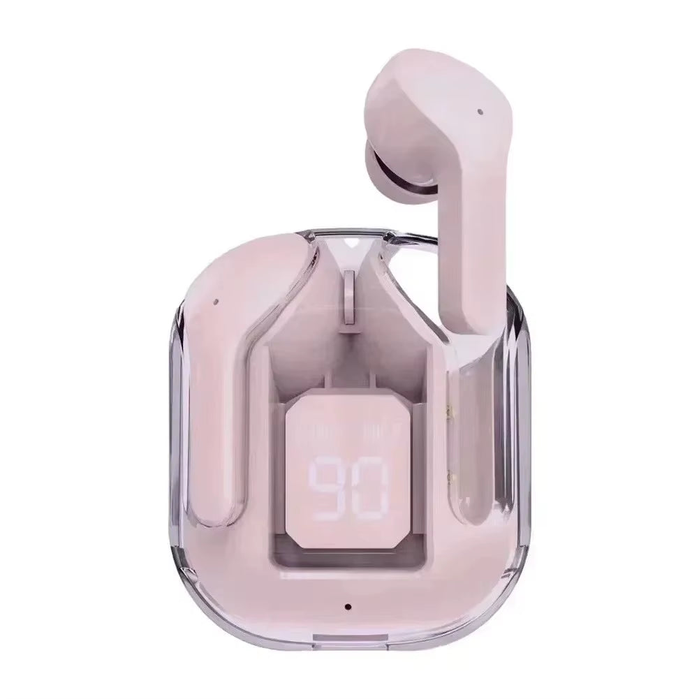 TWS LED 150Mah Power Digital Display Headset Wireless Headphones Power Digital Display Stereo Sound Earphones for Smartphones